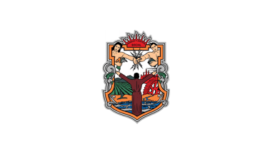 Baja California coat of arms on white background