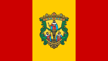 Alternate version of the flag of Morelia