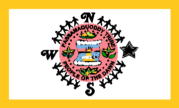 [Passamaquoddy - Maine flag]