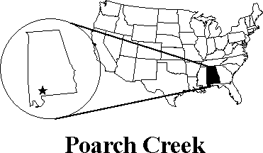 [Poarch Band of Creek - Alabama map]